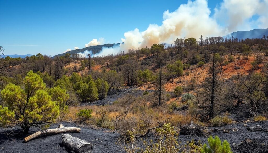 Impact of Wildfires on Mediterranean Ecosystem